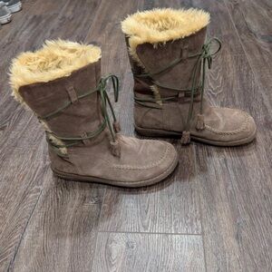 Earth Spirit Brown Fur-Lined Boots